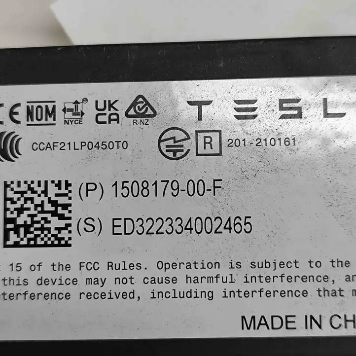 Tesla Model Y (2019 - 2024) 150817900F Bluetooth модуль — фото 6