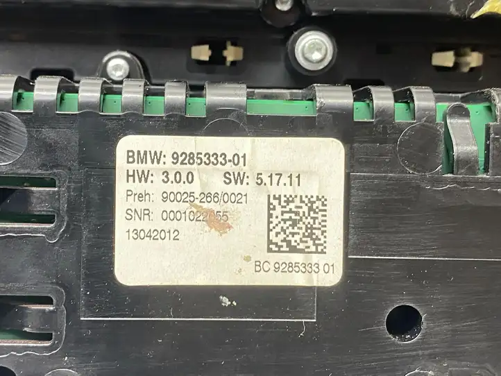 BMW 5 F10 F11 (2009 - 2016) 9285333 Управление климат контролем — фото 3
