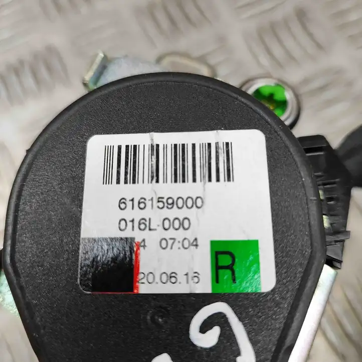 Volvo V60 (2013 - 2018)  616159000 Задний ремень безопасности