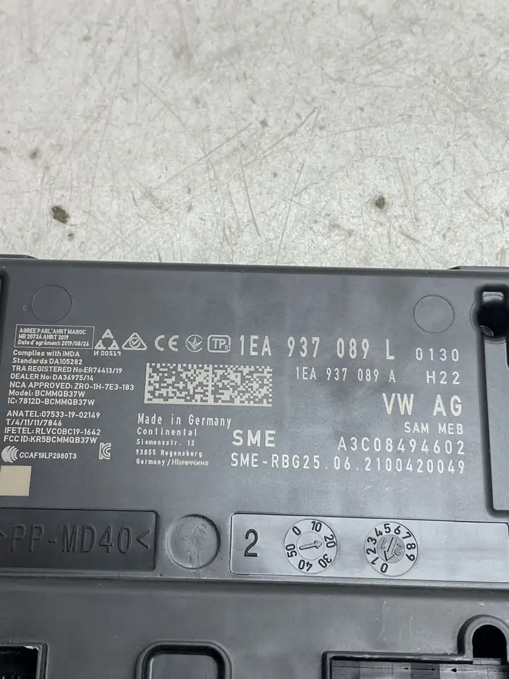 Volkswagen ID.3 (2019 - ) 1EA937089L Модуль комфорта — фото 3