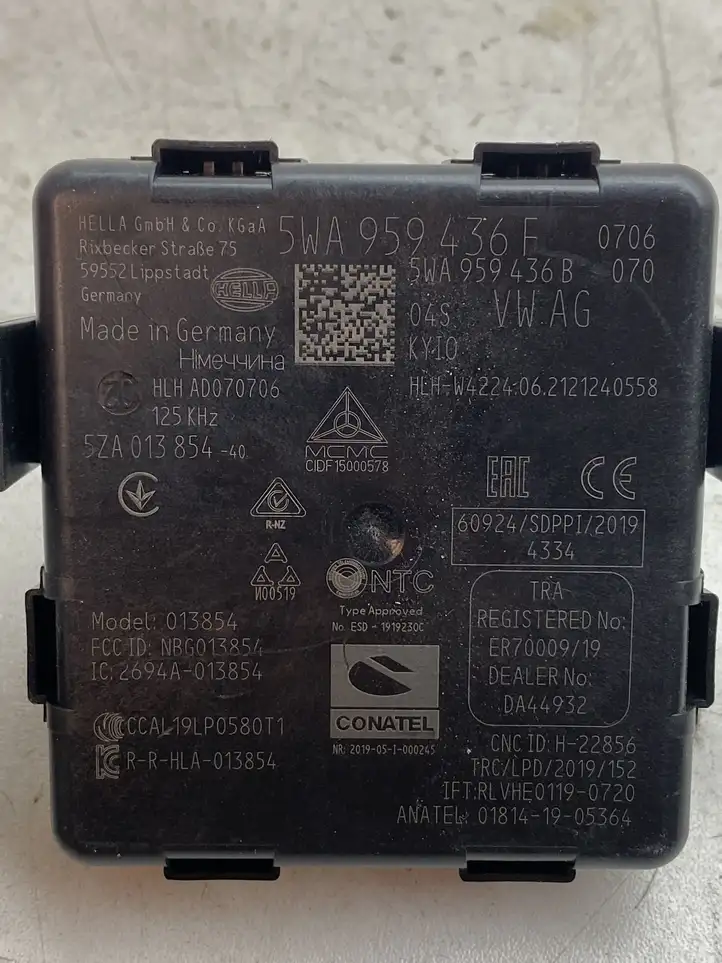 Volkswagen ID.3 (2019 - ) 5WA959436F Блок бесключевого доступа — фото 3