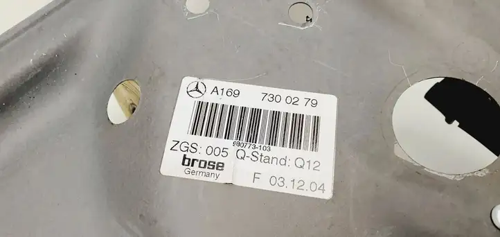 Mercedes-Benz A W169 (2004 - 2012) A1697300279 Механический стеклоподъемник задней двери — фото 4