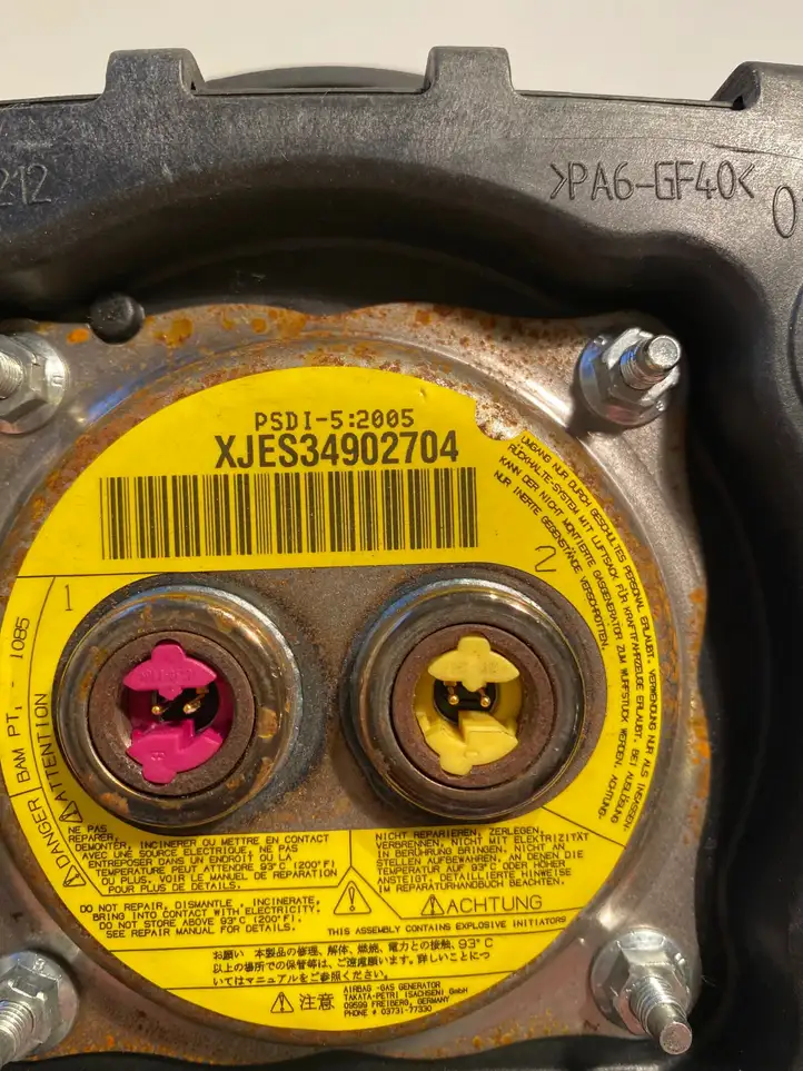 Opel Signum (2002 - 2008) XJES34902704 Крышка airbag рулевого колеса — фото 4