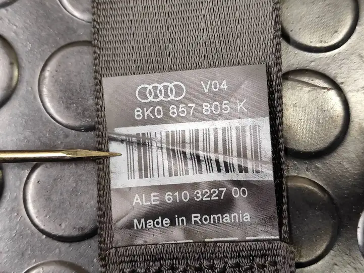 Audi A5 8T 8F (2007 - 2011) 8K0857805K Задний ремень безопасности — фото 6