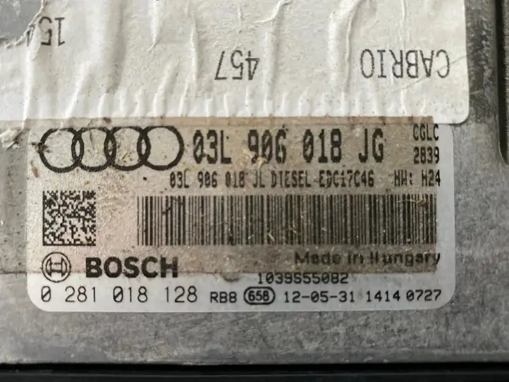 Audi A5 8T 8F (2011 - 2016) 03L906018JL Блок управления двигателем (ЭБУ) — фото 3