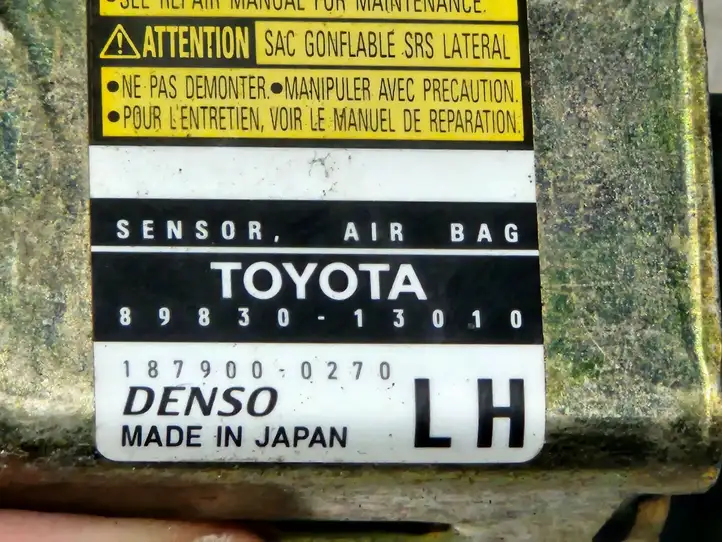 Toyota Corolla Verso E121 (2001 - 2004) 8983013010 Датчик удара SRS — фото 2