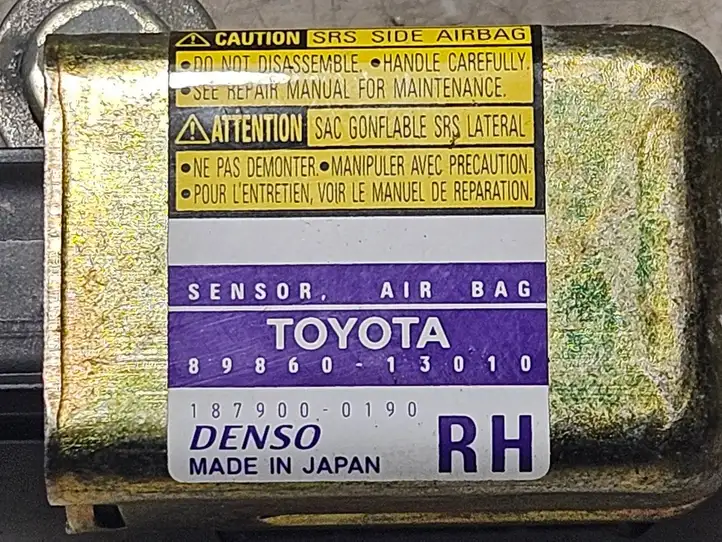 Toyota Corolla Verso E121 (2001 - 2004) 8986013010 Датчик удара SRS — фото 3