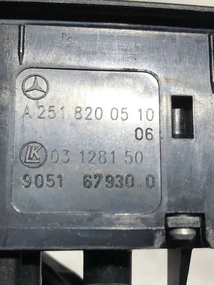 Mercedes-Benz ML W164 (2005 - 2011) A2518200510 Блок кнопок стеклоподъемников — фото 3