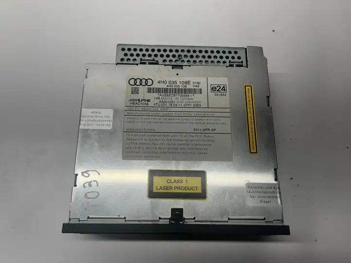 Audi A8 S8 D4 4H (2010 - 2014) 4H0035108E CD/DVD чейнджер — фото 1