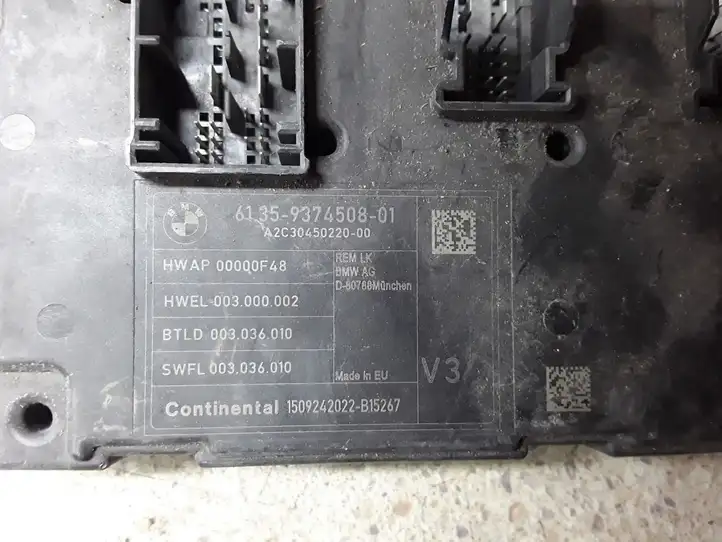 BMW 3 F30 F35 F31 (2012 - 2018) 9374508 Модуль комфорта — фото 2