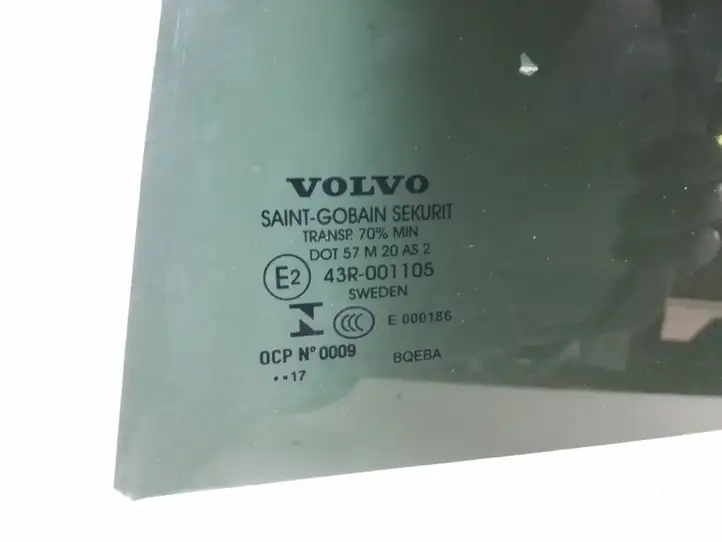 Volvo S90, V90 (2016 - 2020) 31371942 Стекло задней двери — фото 3
