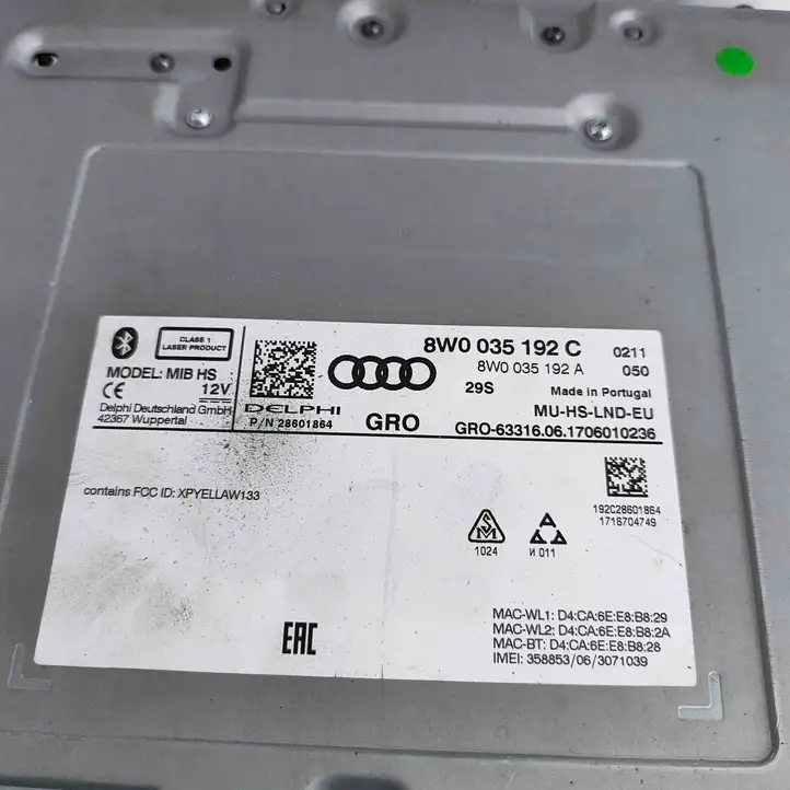 Audi A5 (2016 - ) 8W0035192C Магнитола / мультимедийная система — фото 4