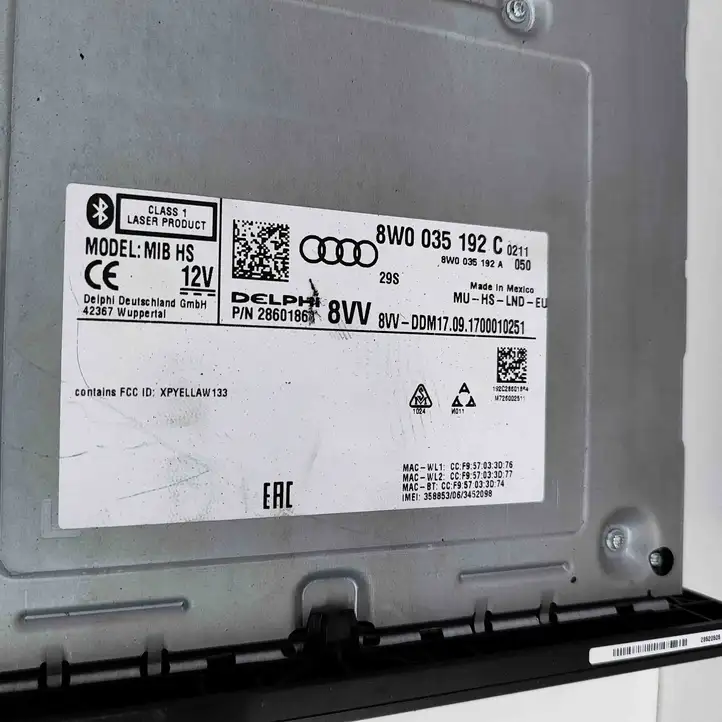 Audi Q5 SQ5 (2017 - ) 8W0035192C Магнитола / мультимедийная система — фото 7
