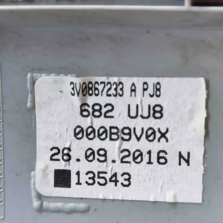 Skoda Superb B8 (3V) (2015 - 2023) 3V0867233A Обшивка стойки A — фото 3