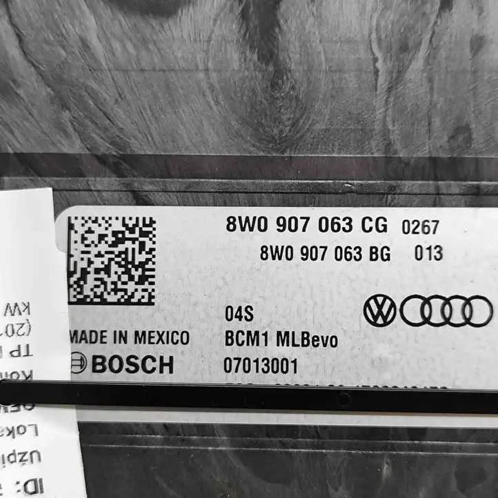 Audi Q5 SQ5 (2017 - ) 8W0907063CG Модуль управления кузовом (BCM) — фото 6