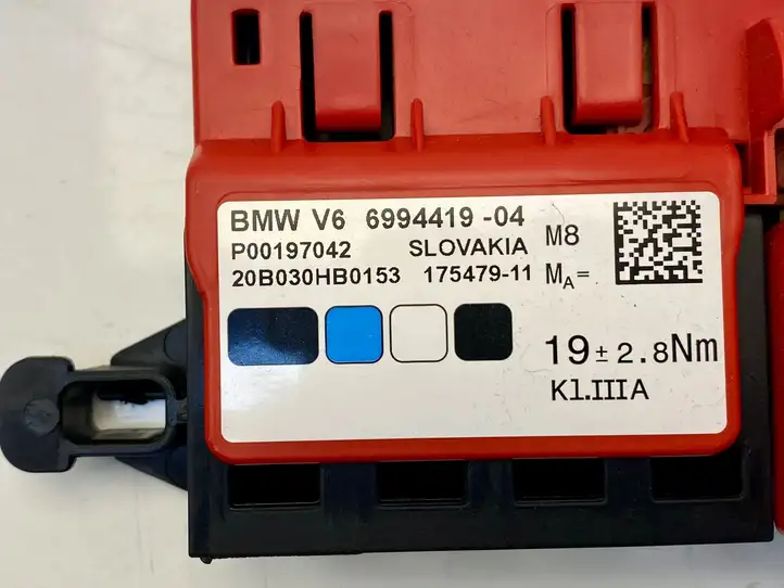 BMW 3 G20 G21 (2019 - ) 6994419 Клеммный узел плюсовых проводов — фото 4