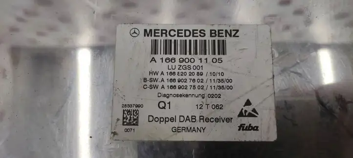 Mercedes-Benz C W204 (2007 - 2014) A1669001105 Прочие блоки управления — фото 4