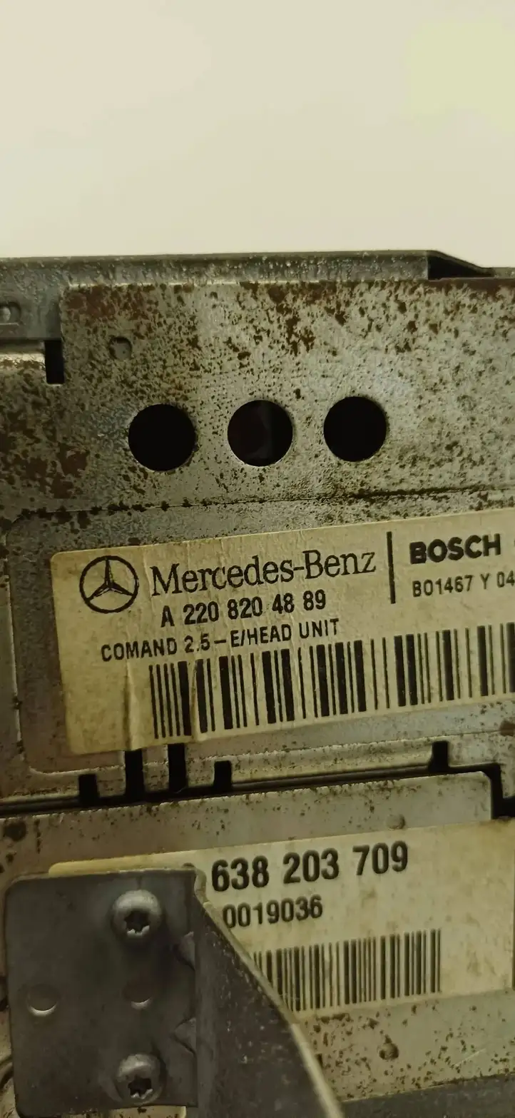 Mercedes-Benz S W220 (1998 - 2006) A2208204889 Магнитола / мультимедийная система — фото 4