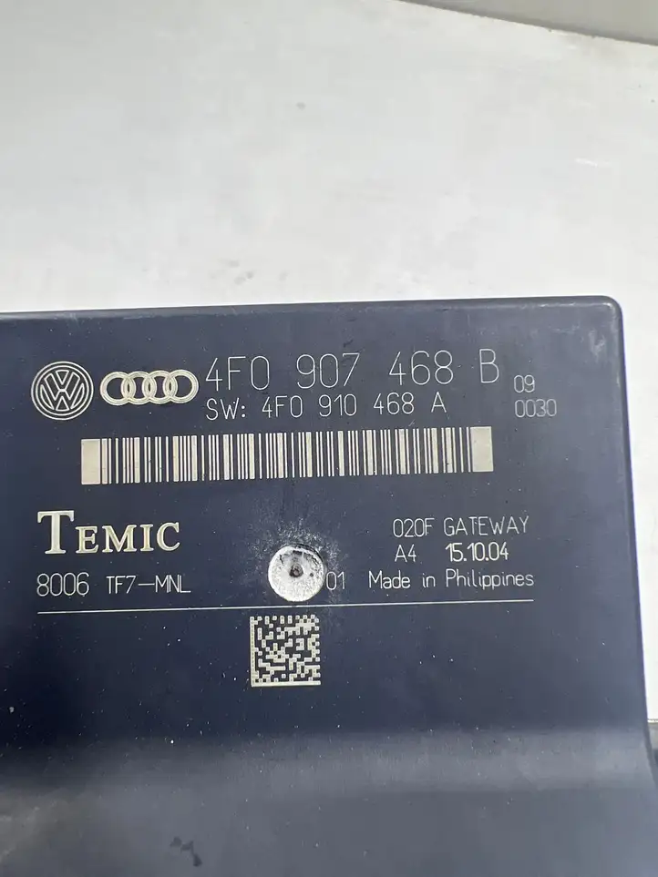 Audi A6 S6 C6 4F (2004 - 2008) 4F0907468B Прочие блоки управления — фото 3