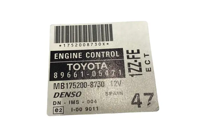 Toyota Avensis T250 (2006 - 2009) 8966105471 Блок управления двигателем (ECU) — фото 5