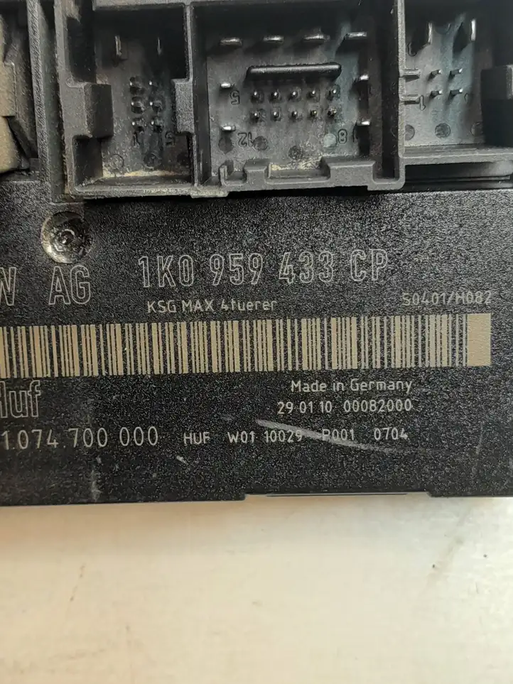 Volkswagen Caddy (2004 - 2010) 1K0959433CP Модуль комфорта — фото 3