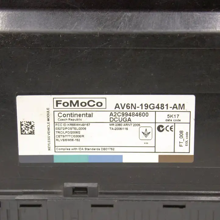 Ford Kuga II (2013 - 2019) AV6N19G81AM Модуль управления кузовом (BCM) — фото 6