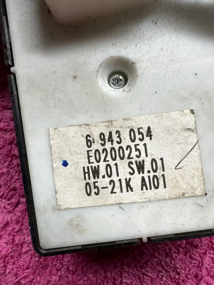 BMW 7 E65 E66 (2001 - 2008) 6943054 Кнопка стеклоподъемников — фото 3