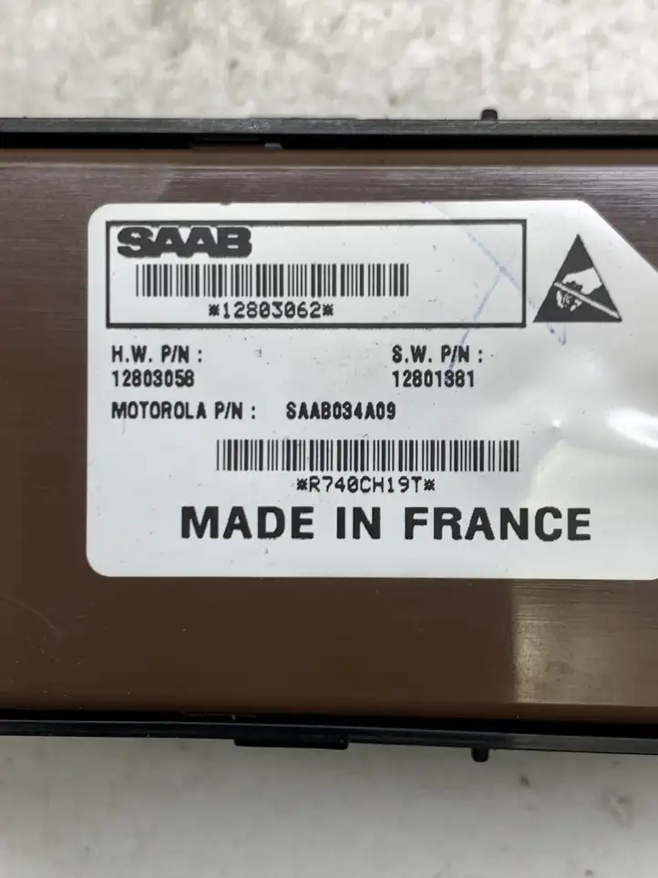 Saab 9-3 Ver2 (2003 - 2007) 12803062 Кнопка стеклоподъемников — фото 3