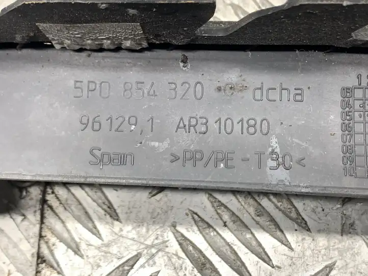 Seat Altea (2004 - 2009) 5P0854320C Накладка стоек лобового стекла — фото 2