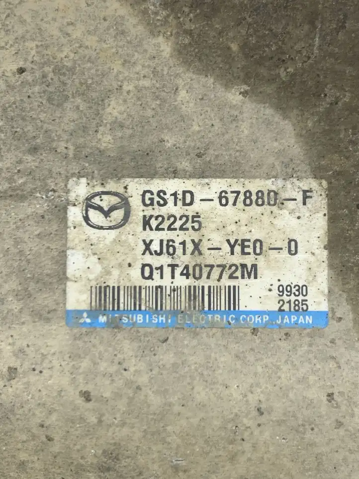 Mazda 6 (2009 - 2012) GS1D67880F Блок управления усилителем руля — фото 2