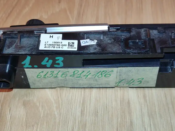 BMW 3 F30 F35 F31 (2012 - 2018) 6814186 Мултифункционный включатель управления / ручка — фото 7