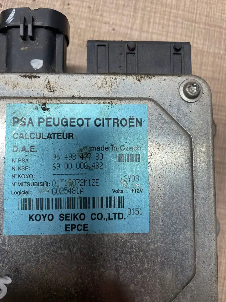 Citroen C3 (2002 - 2009) 9649847780 Блок управления усилителем руля — фото 3