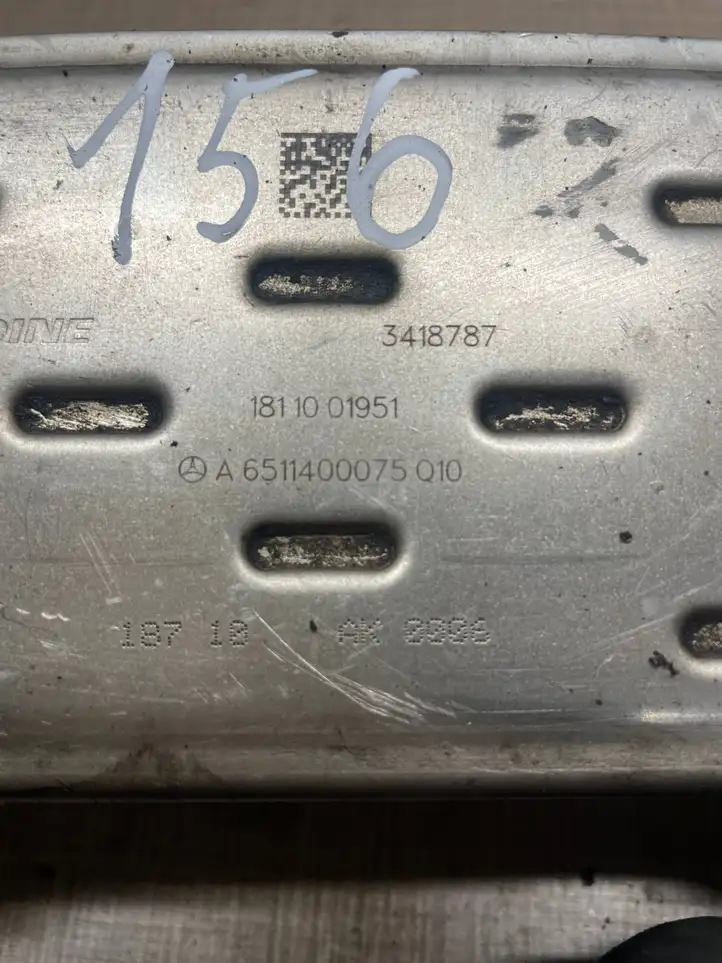 Mercedes-Benz C W204 (2007 - 2014) A6511400075 Охладитель клапана EGR — фото 3