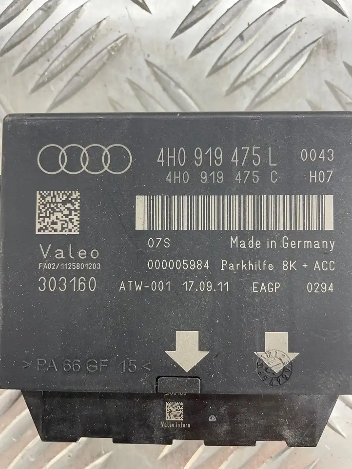 Audi A6 C7 (2011 - 2014) 4H0919475C Блок управления парктрониками — фото 4
