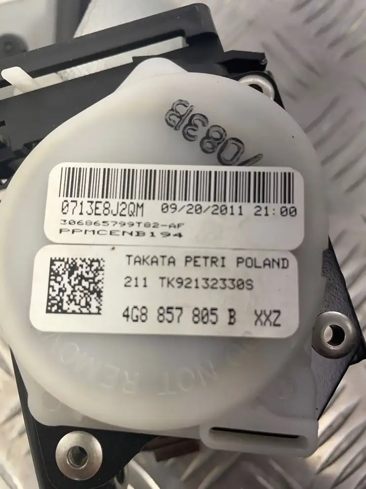 Audi A6 C7 (2011 - 2014) 4G8857805B Задний ремень безопасности — фото 5