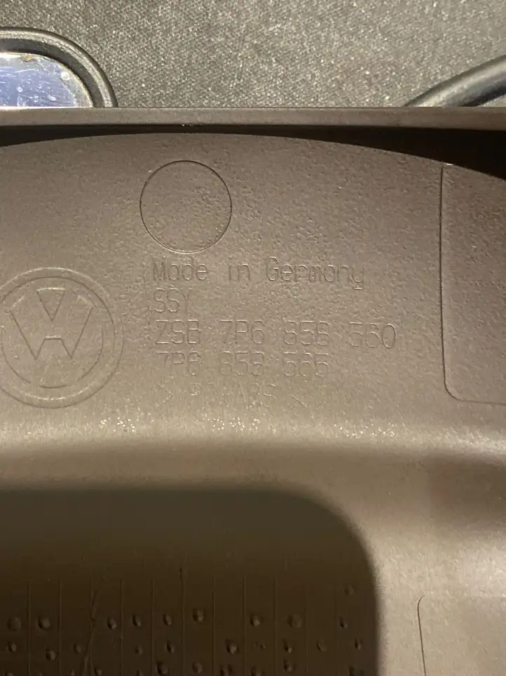 Volkswagen Touareg II (2010 - 2018) 7P6858565 Обшивка рулевой колонки — фото 5