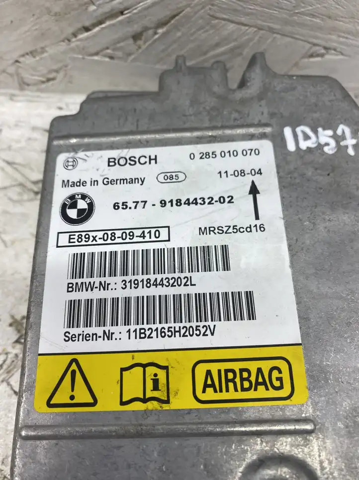 BMW 3 E90 E91 (2005 - 2012) 6577918443202 Блок управления SRS — фото 2