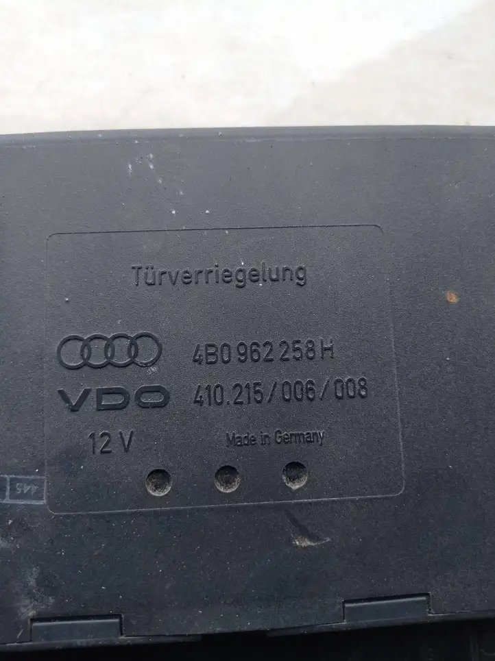 Audi A6 S6 C5 4B (2001 - 2004) 4B0962258H Модуль комфорта — фото 2