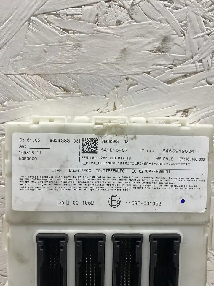 BMW 3 F30 F35 F31 (2012 - 2018) 9868383 Модуль комфорта — фото 2