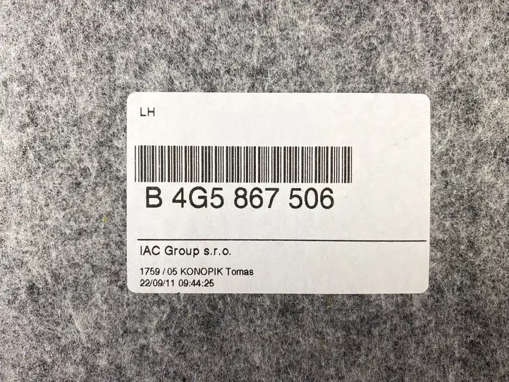 Audi A6 C7 (2011 - 2014) 4G5867506 Потолочная обшивка — фото 2