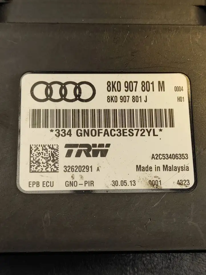 Audi Q5 SQ5 (2008 - 2012) 8K0907801J Блок управления стояночным тормозом — фото 4