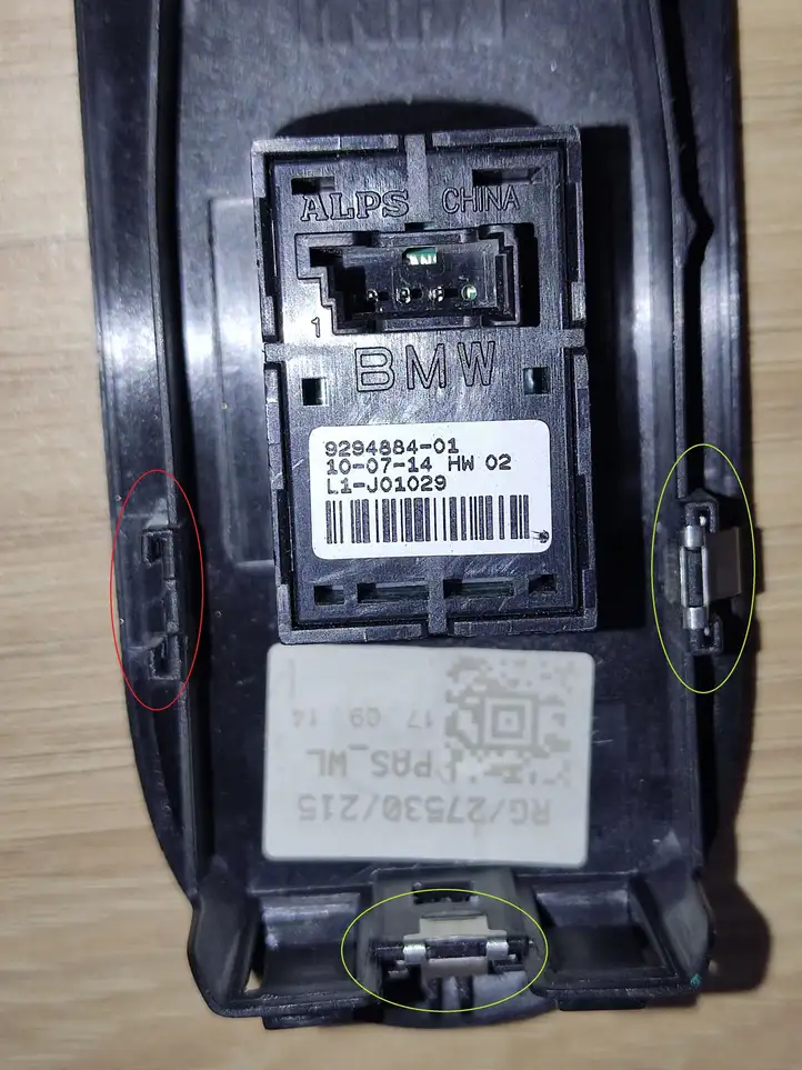 Mini One Cooper F56 F55 (2012 - 2022) 9294884 Блок кнопок стеклоподъемников — фото 4
