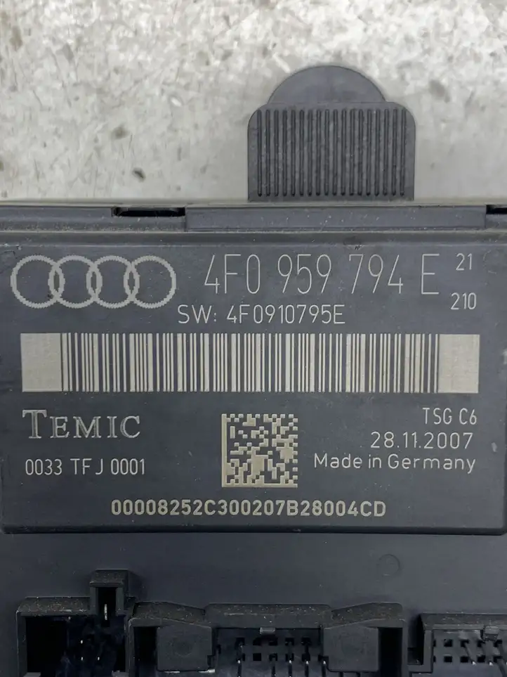 Audi A6 S6 C6 4F (2004 - 2008) 4F0959794E Блок управления дверью — фото 3