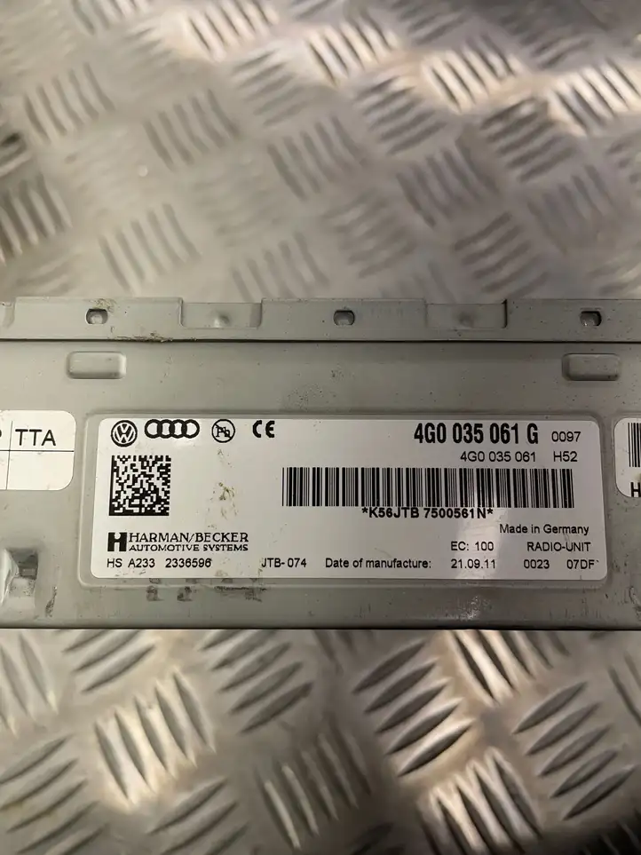 Audi A6 C7 (2011 - 2014) 4G0035061G Магнитола / мультимедийная система — фото 6