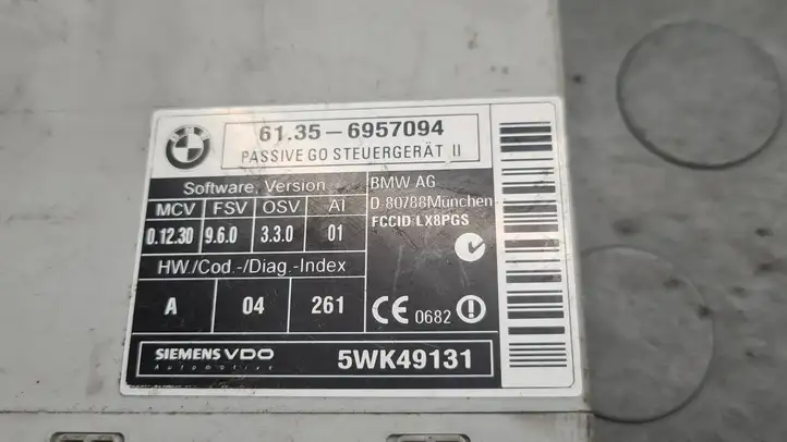 BMW 5 E60 E61 (2004 - 2010) 6957094 Блок бесключевого доступа — фото 4