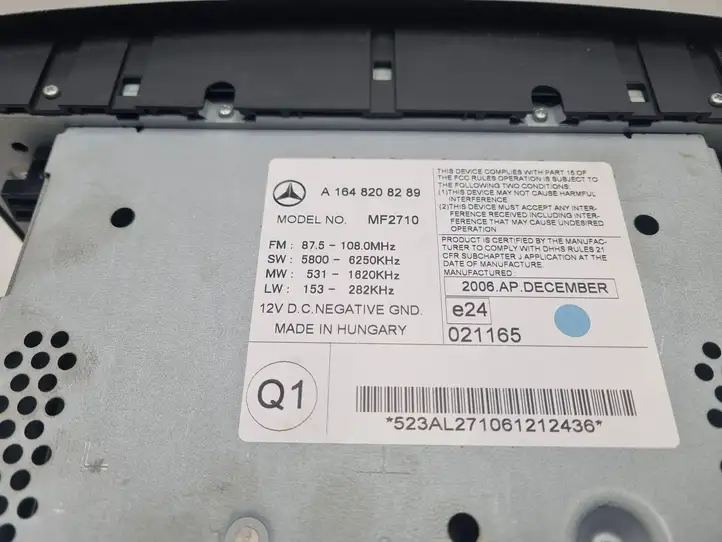Mercedes-Benz ML W164 (2005 - 2011) A1648208289 Магнитола / мультимедийная система — фото 7