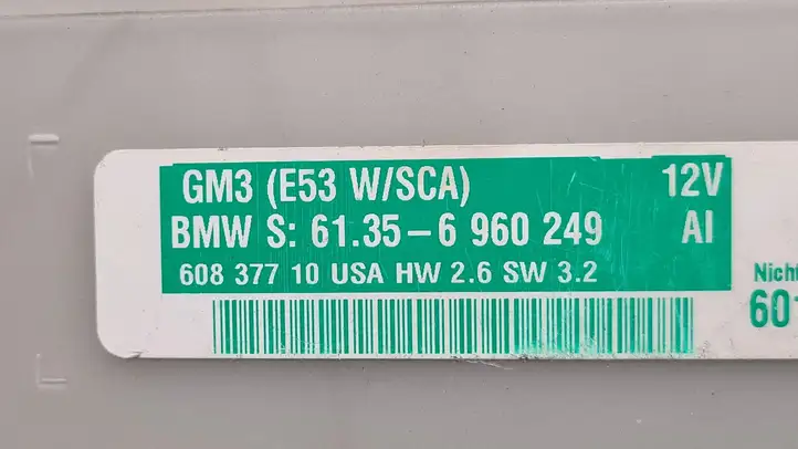 BMW X5 E53 (1999 - 2006) 61356960249 Модуль комфорта — фото 6