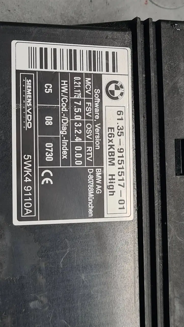 BMW 5 E60 E61 (2004 - 2010) 9151517 Модуль комфорта — фото 3