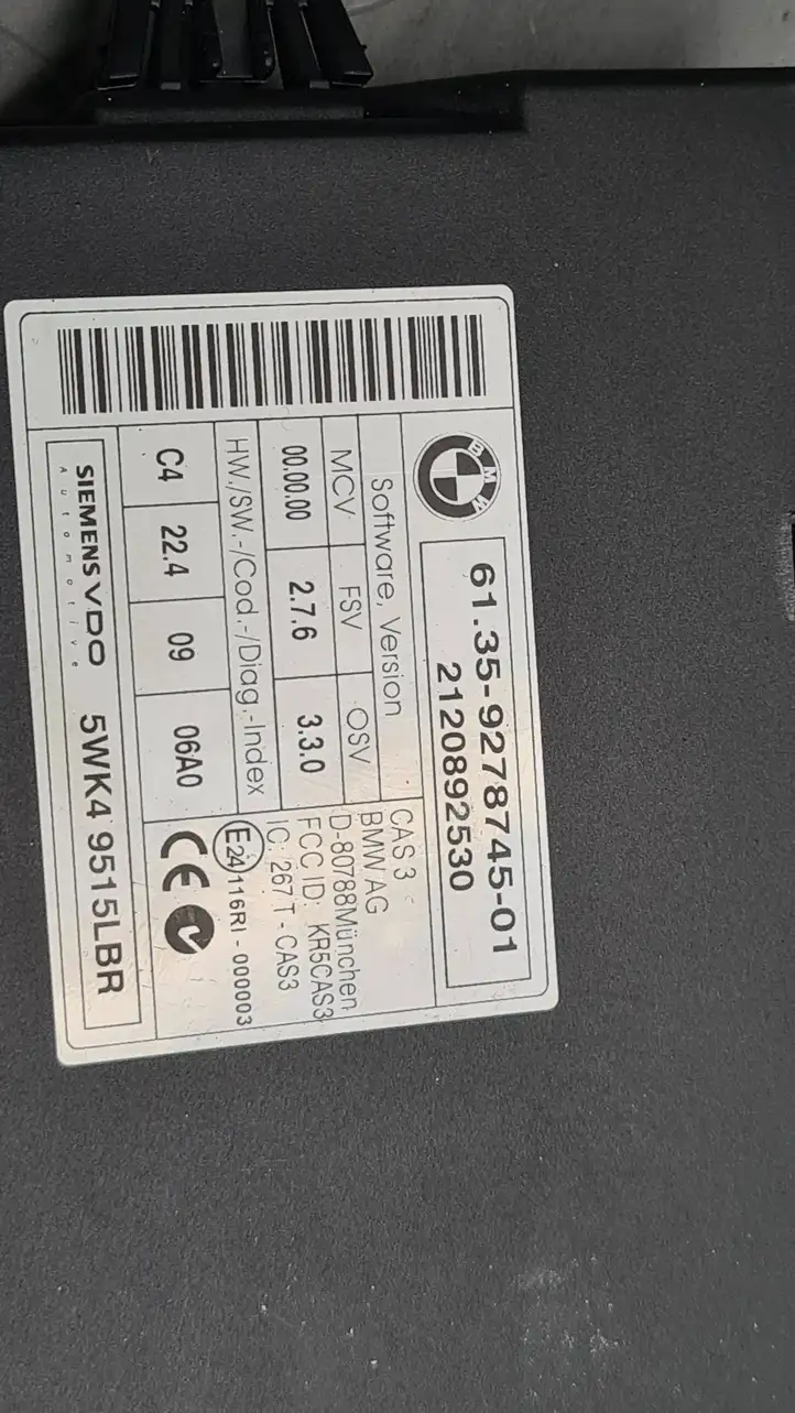 BMW 3 E92 E93 (2005 - 2014) 8510221 Комплект системы зажигания — фото 6