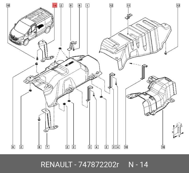 747872202R Opel Vivaro Kita dugno detalė